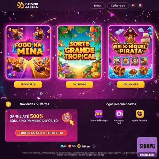 sinopg - confiável plataforma de jogos - Cadastro e Ganhe